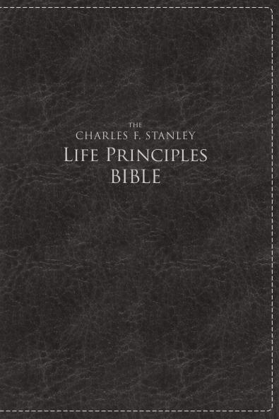 NKJV The Charles F. Stanley Life Principles Bible Large Pr