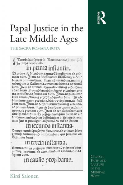 Papal Justice in the Late Middle Ages