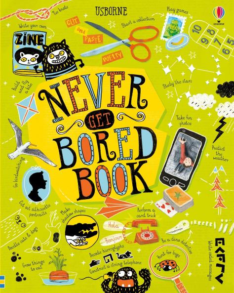 NEVER GET BORED BOOK