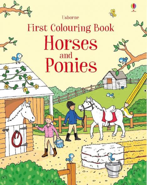 First Colouring Book: Horses And Ponies
