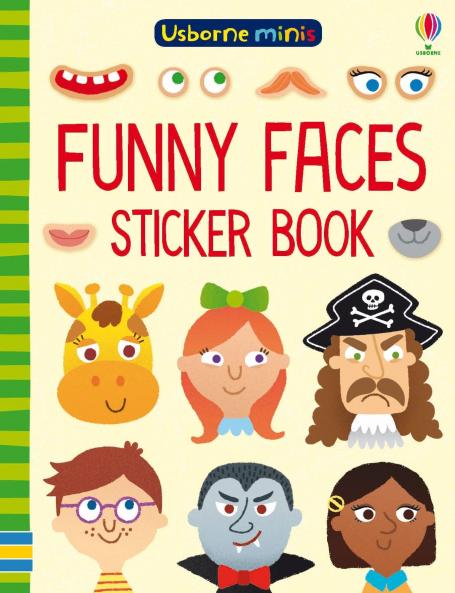 Funny faces sticker book