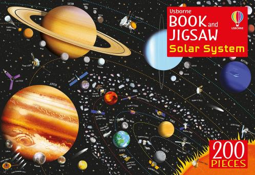 Solar system book and jigsaw
