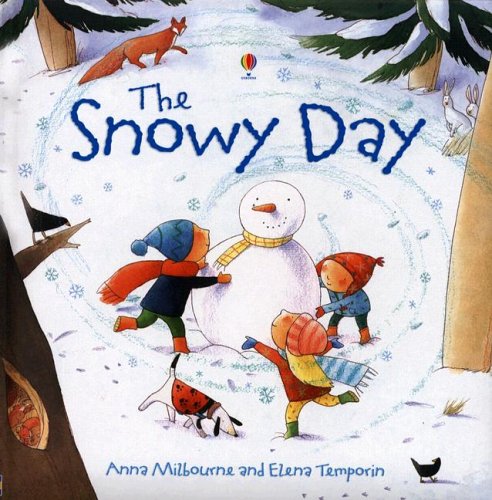 USBORNE LITTLE BOARD BOOKS THE SNOWY DAY