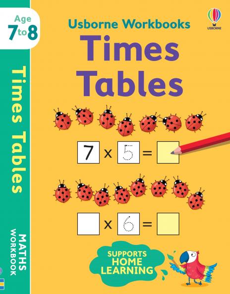 USBORNE WORKBOOKS - TIMES TABLES 7-8