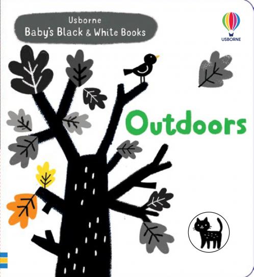 Babys Black and White Books Outdoors