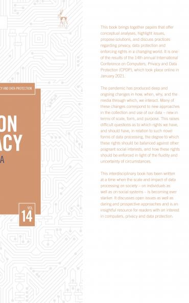 Data Protection and Privacy Volume 14