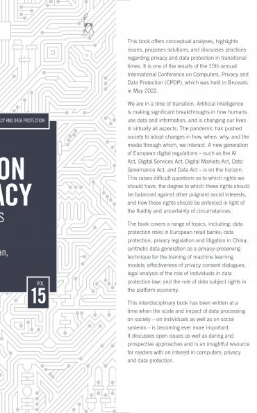 Data Protection and Privacy Volume 15