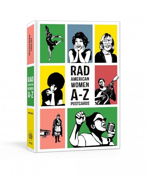 RAD AMERICAN WOMEN A-Z POSTCARDS