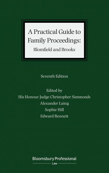 Practical Guide to Family Proceedings: Blomfield and Brooks