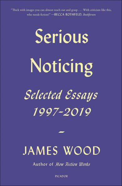 Serious Noticing: Selected Essays