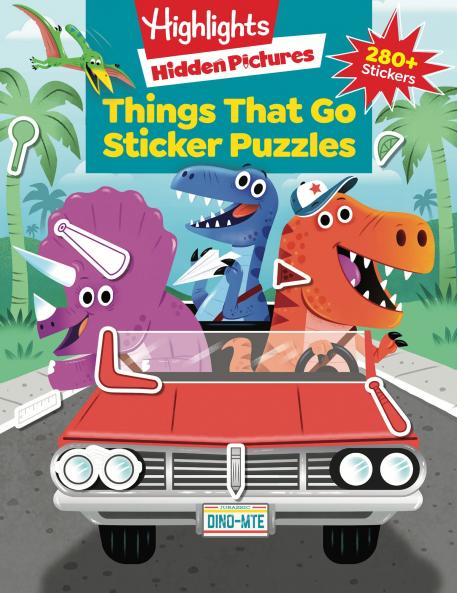 Things That Go Sticker Puzzles