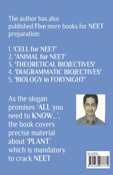 PLANT for NEET: 'ALL you need to KNOW...' - Volume II