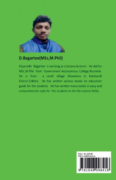 Bagartee'S Book Of Botany For Class-12Th: Instant Notes For Students -- Strictly Based On Chse(O) Syllabus