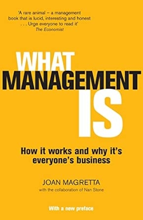 WHAT MANAGEMENT IS (REISSUE)