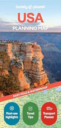 Lonely Planet USA Planning Map 2