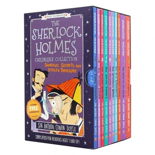 The Sherlock Holmes Children's Collection: (Series 1) Shadows Secrets and Stolen Treasure (Easy Classics): 10 Book Box Set