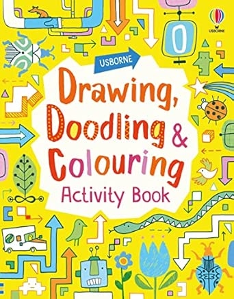 DRAWING DOODLING AND COLOURING ACTIVITY BOOK