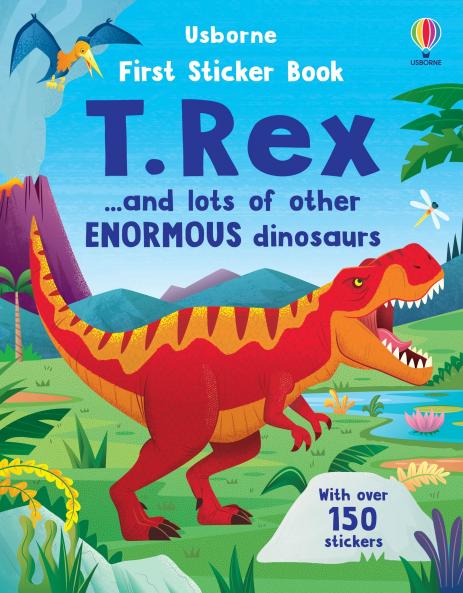 FIRST STICKER BOOK T.REX