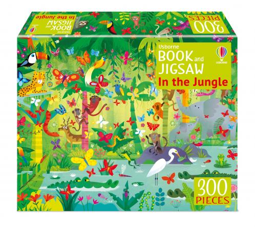 Usborne Book and Jigsaw: In the Jungle