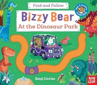 BIZZY BEAR FIND AND FOLLOW: AT THE DINOSAUR PARK
