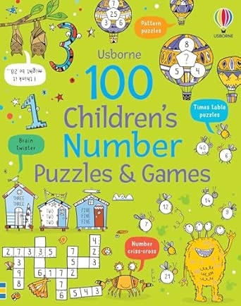 100 CHILDREN'S NUMBER PUZZLES AND GAMES