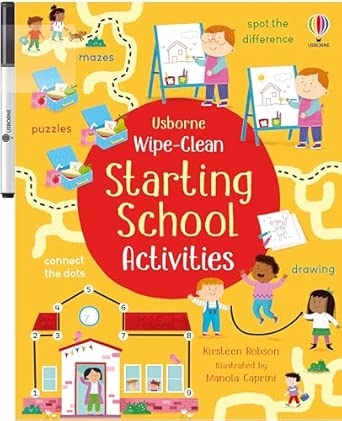WIPE-CLEAN STARTING SCHOOL ACTIVITIES