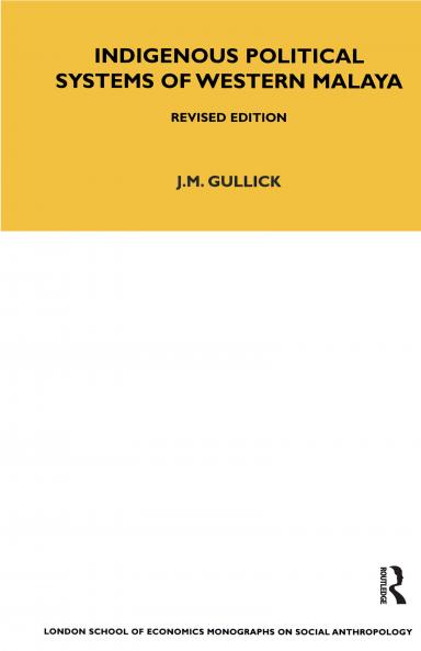 Indigenous Political Systems of West Malaya