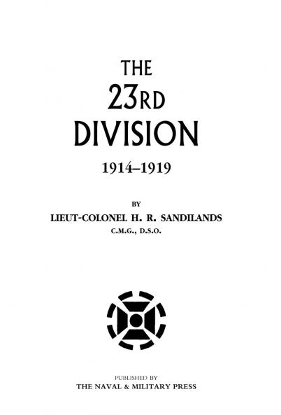 Twenty-Third Division 1914-1919