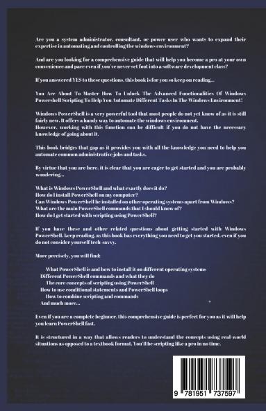Windows Powershell and Scripting Made Easy For Sysadmins