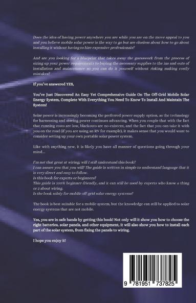 Mobile Solar Power Made Easy for Beginners