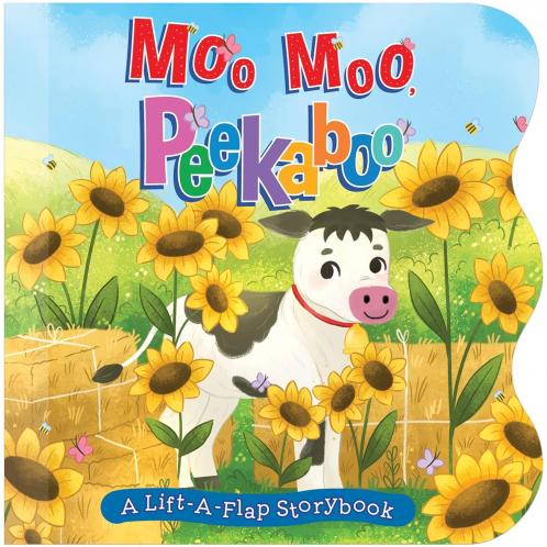 MOO MOO PEEKABOO CHILDEN'S LIFT-THE-FLA