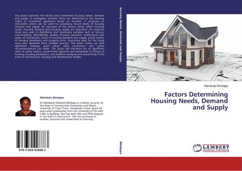 Factors Determining Housing Needs Demand and Supply