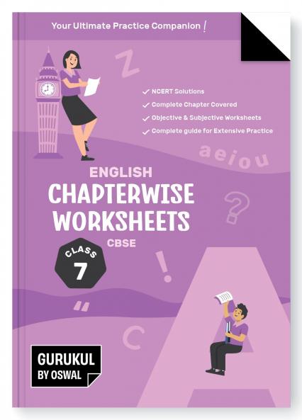Gurukul English Chapterwise Worksheets : CBSE Class 7 For Exam 2026