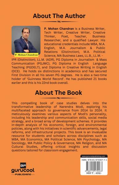 MODI'S BLUEPRINT: STRATEGIES FOR A NEW INDIA Exploring Leadership Policy & Communication in Modi's Era