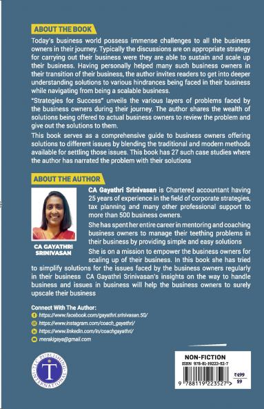 Strategies for Success: Lessons for Entrepreneurs