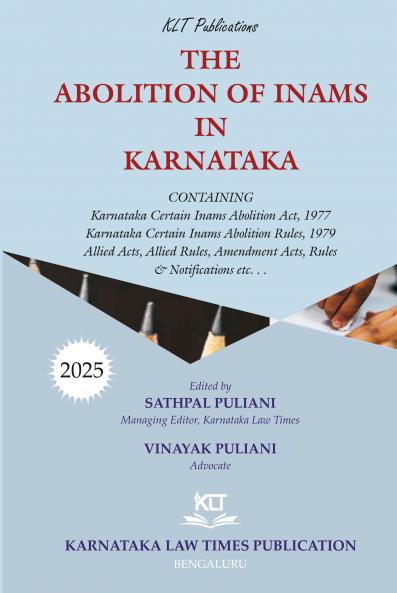 THE ABOLITION OF INAMS IN KARNATAKA