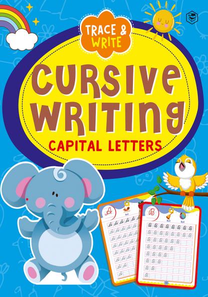 Cursive Writing Book - Capital Letters (Practice Workbook for Children)