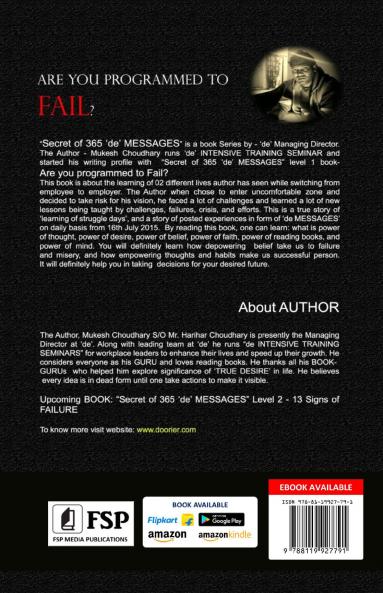 Are You Programmed To FAIL?