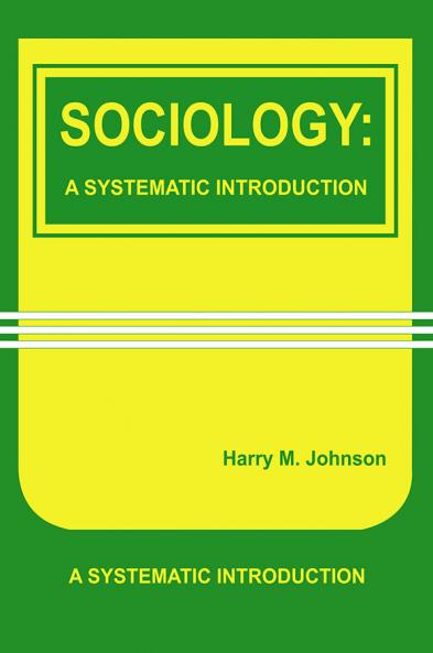 Sociology: A Systematic Introduction