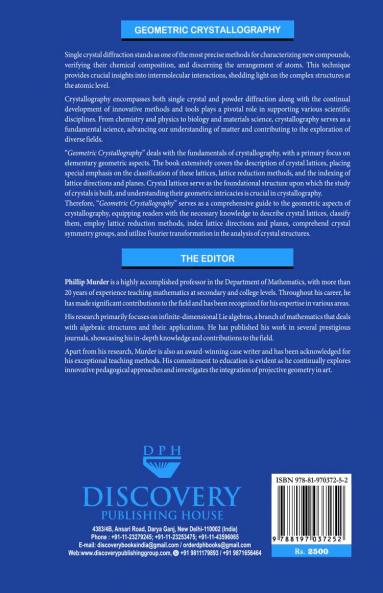 Geometric Crystallography