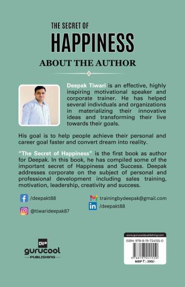 THE SECRET OF HAPPINESS: IT’S A CHOICE