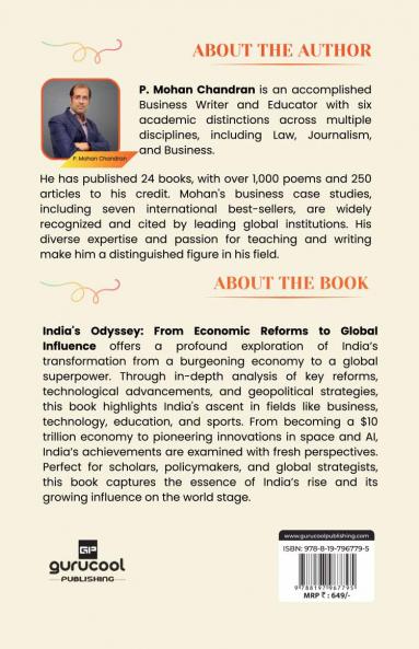 INDIA'S ODYSSEY: FROM ECONOMIC REFORMS TO GLOBAL INFLUENCE: A Comprehensive Exploration of India’s Power Progress & Pinnacles of Achievement
