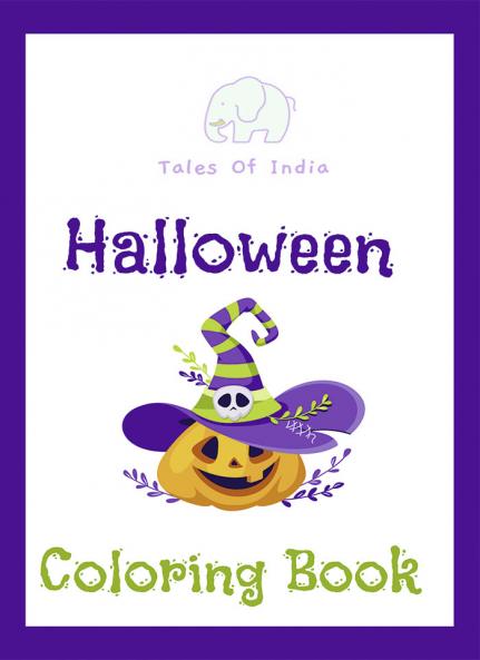 Clasezee Technology Pvt Ltd|Halloween Coloring Book for Kids & Toddlers Gift for Children for painting drawing - 3 to 7 years old