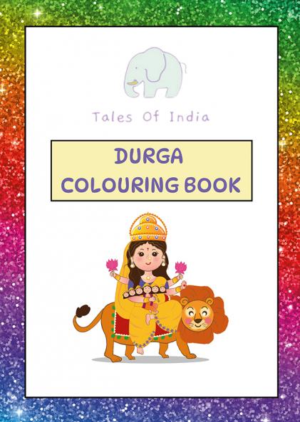 Devi Coloring Book with Shloka Gift for Children for painting drawing - 3 to 10 years old