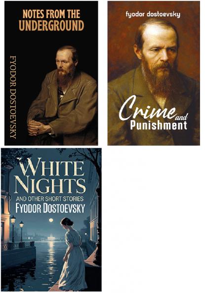 Fyodor Dostoevsky - Combo of Notes from the Underground Crime and Punishment & White Nights and Other Stories