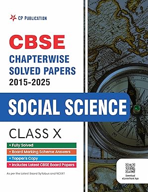 CBSE Chapterwise Question Bank Class 10 Social Science Solved Papers 2015 to 2025