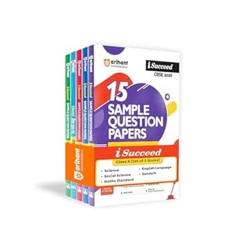 CBSE I Succeed Sample Question Papers Science Social Science Maths StandardEnglish Language & Sanskrit Class 10th