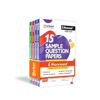 CBSE I Succeed Sample Question Papers Science Social Science Maths Standard & English Language Class 10th
