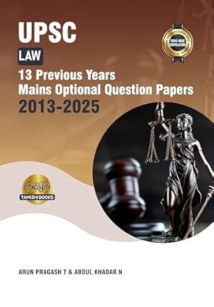 UPSC  Law MAINS OPTIONAL PAPERS 13 PREVIOUS YEARS (2013-2025) Questions