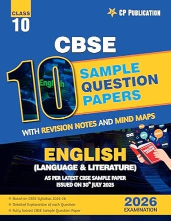 CBSE 10 Sample Question Papers Class 10 English L&L for 2026 Board Exam